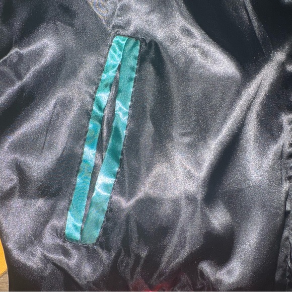 Ring of Fire Black Satin Bomber Winged Cobra - Picture 2 of 7